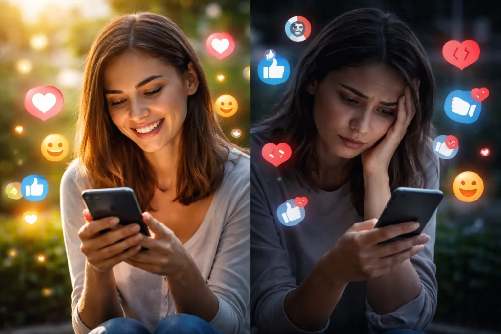 Social Media Influences Mental Health